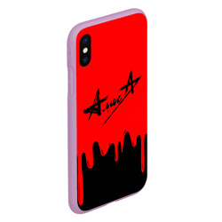 Чехол для iPhone XS Max матовый Алиса - фото 2