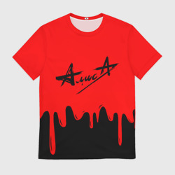 Мужская футболка 3D Алиса