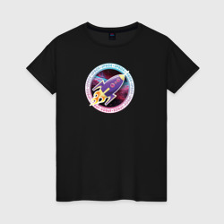 Женская футболка хлопок Space Rocket