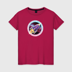 Женская футболка хлопок Space Rocket