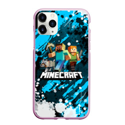 Чехол для iPhone 11 Pro Max матовый Minecraft Майнкрафт