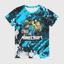 Женская футболка 3D Minecraft Майнкрафт