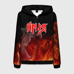 Мужская толстовка 3D на молнии Ария Кипелов