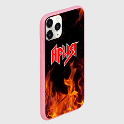Чехол для iPhone 11 Pro Max матовый Ария огонь - фото 2