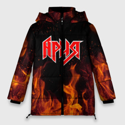 Женская зимняя куртка Oversize Ария огонь