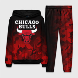 Женский костюм с толстовкой 3D Chicago bulls Чикаго буллс