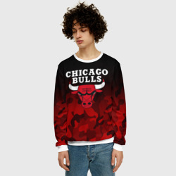Мужской свитшот 3D Chicago bulls Чикаго буллс - фото 2