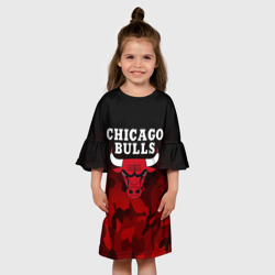 Детское платье 3D Chicago bulls Чикаго буллс - фото 2
