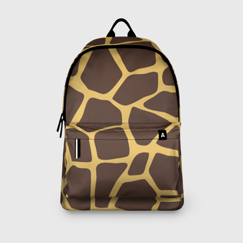 Рюкзак 3D с принтом Окрас жирафа, вид сбоку #3