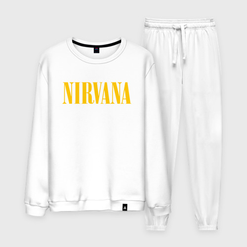 Мужской костюм хлопок Nirvana, цвет белый