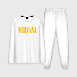 Мужская пижама с лонгсливом хлопок Nirvana