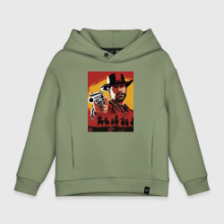 Детское худи Oversize хлопок Red dead Redemption 2