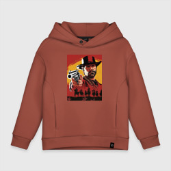 Детское худи Oversize хлопок Red dead Redemption 2