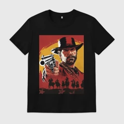 Мужская футболка хлопок Red dead Redemption 2