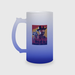 Кружка пивная матовое стекло Red dead Redemption 2