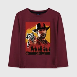 Детский лонгслив хлопок Red dead Redemption 2
