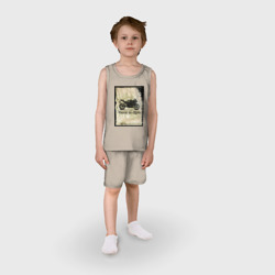 Детская пижама с шортами хлопок Born to ride - фото 2