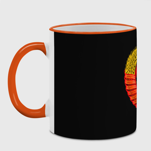 Кружка с полной запечаткой СССР, цвет Кант оранжевый - фото 2