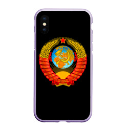 Чехол для iPhone XS Max матовый СССР