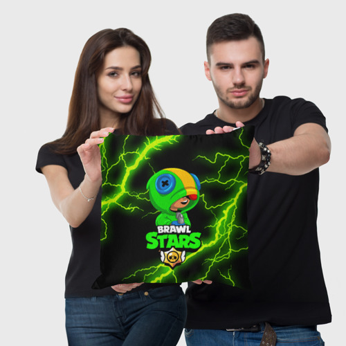 Подушка 3D Brawl Stars Leon Леон - фото 3