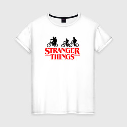 Женская футболка хлопок Stranger things Очень странные дела