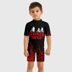 Детский купальный костюм 3D Stranger things Очень странные дела - фото 2