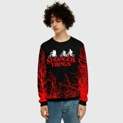 Мужской свитшот 3D Stranger things Очень странные дела - фото 2