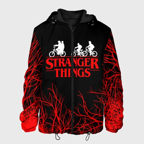 Мужская куртка 3D Stranger things Очень странные дела