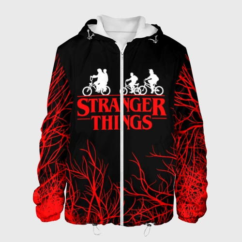 Мужская куртка 3D Stranger things Очень странные дела