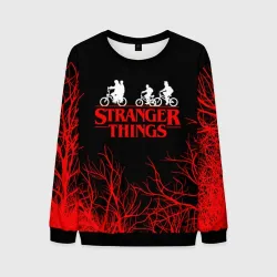 Мужской свитшот 3D Stranger things Очень странные дела