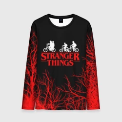 Мужской лонгслив 3D Stranger things Очень странные дела