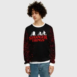 Мужской свитшот 3D Stranger things - фото 2