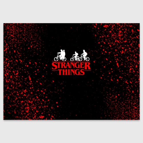 Поздравительная открытка Stranger things