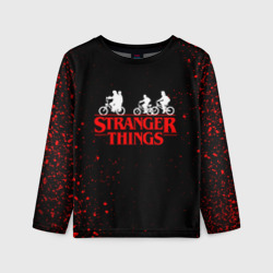 Детский лонгслив 3D Stranger things