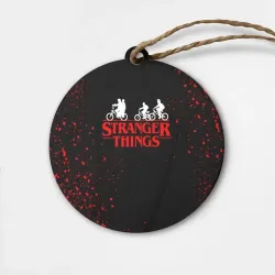 Деревянная игрушка круг Stranger things