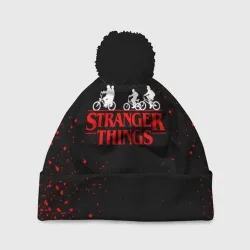 Шапка 3D c помпоном Stranger things