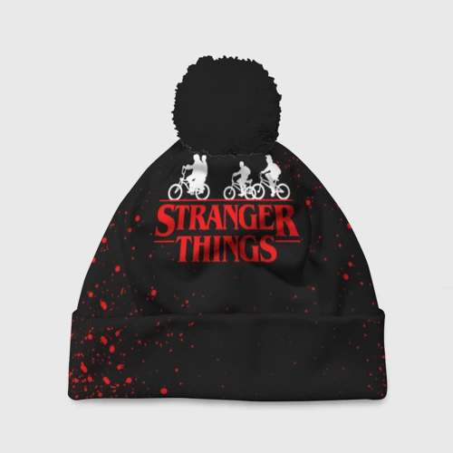 Шапка 3D c помпоном Stranger things