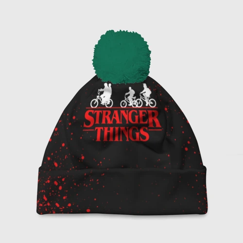 Шапка 3D c помпоном Stranger things