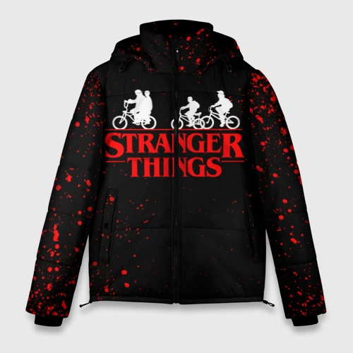 Мужская зимняя куртка 3D Stranger things