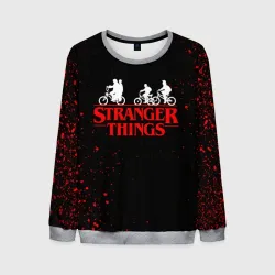 Мужской свитшот 3D Stranger things