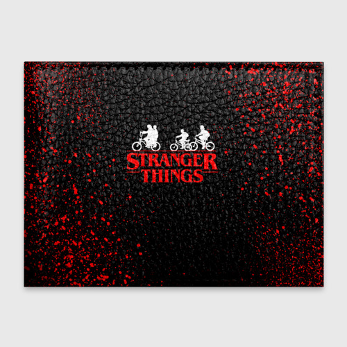 Обложка для студенческого билета Stranger things, цвет черный