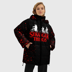 Женская зимняя куртка Oversize Stranger things - фото 2