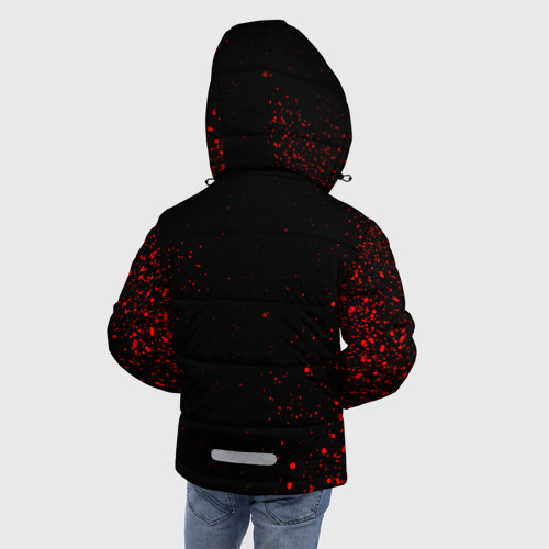 Зимняя куртка для мальчиков 3D с принтом Stranger things, вид сзади #2