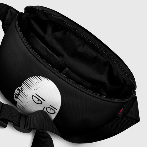 Поясная сумка 3D Сайтама на черном фоне - фото 7