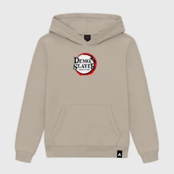 Женская толстовка хлопок Kimetsu no Yaiba закрашенный круг