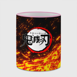 Кружка с полной запечаткой Kimetsu no Yaiba яркое пламя - фото 2