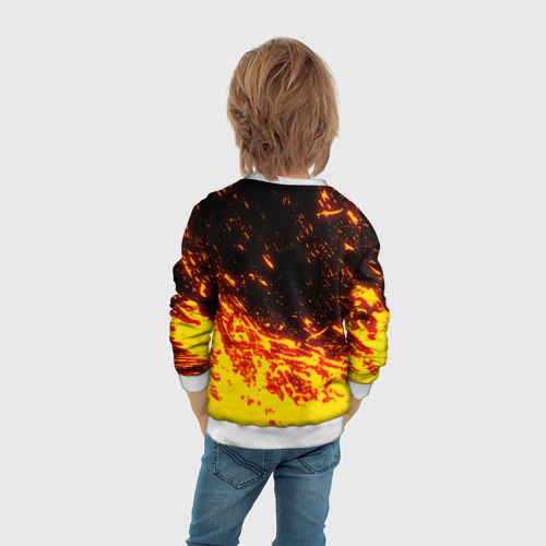 Детский свитшот 3D Kimetsu no Yaiba яркое пламя, цвет 3D печать - фото 6