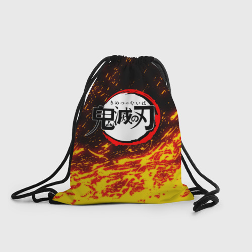 Рюкзак-мешок 3D Kimetsu no Yaiba яркое пламя