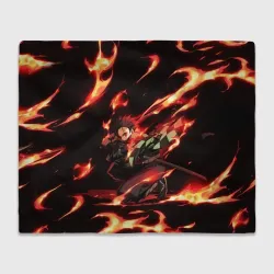 Плед 3D Клинок рассекающий демонов demon Slayer Kimetsu no Yaiba