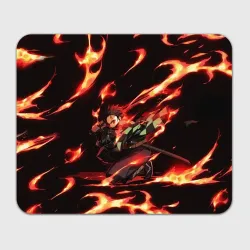 Прямоугольный коврик для мышки Клинок рассекающий демонов demon Slayer Kimetsu no Yaiba